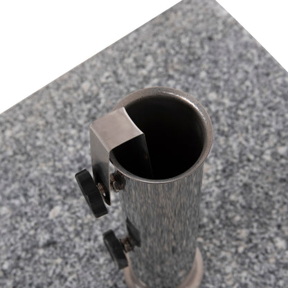 GRANITE UMBRELLA BASE 60KG WITH HANDLE & WHEELS HM6565--TUBE DIAMETER Φ58