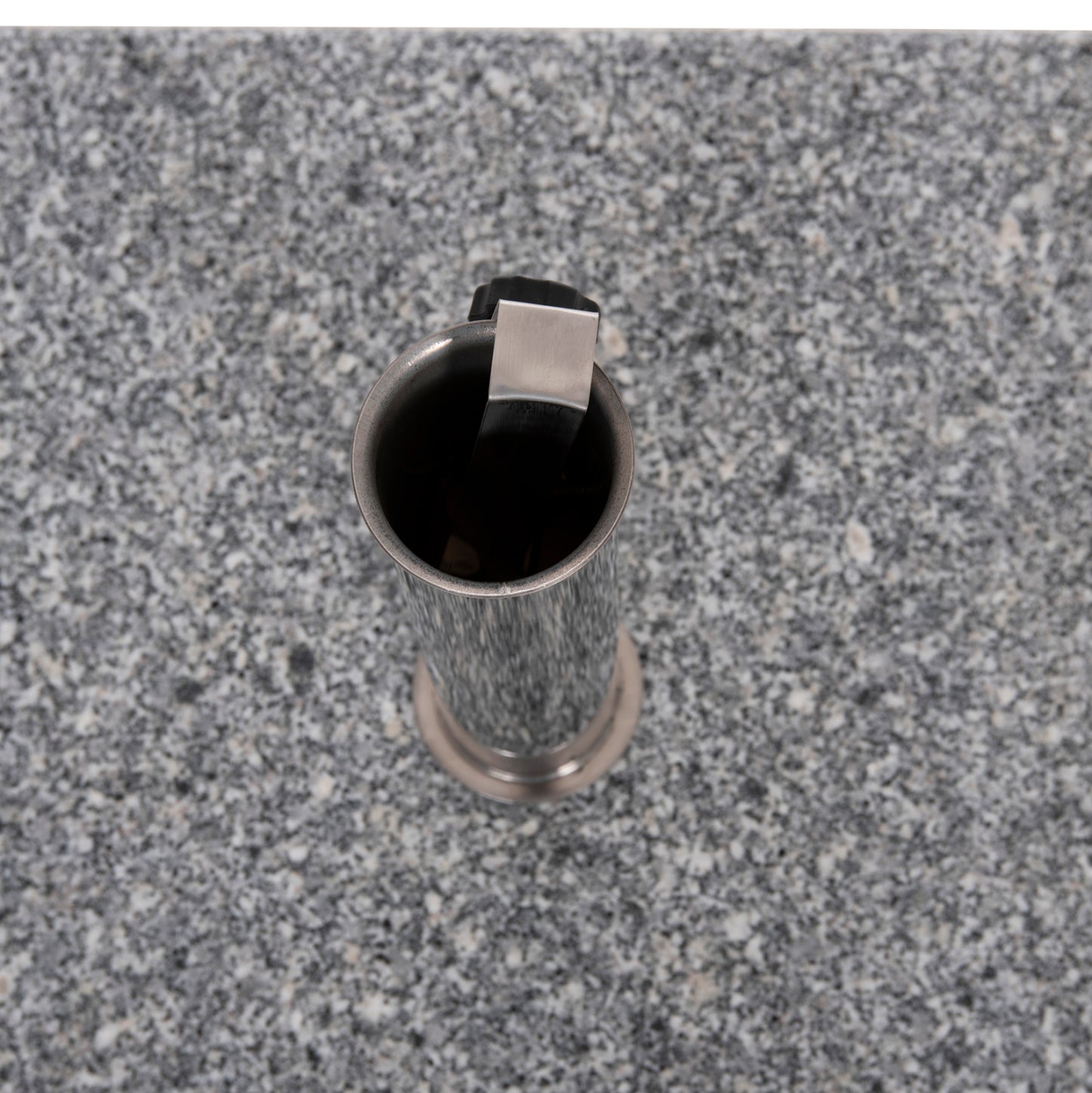 GRANITE UMBRELLA BASE 60KG WITH HANDLE & WHEELS HM6565--TUBE DIAMETER Φ58