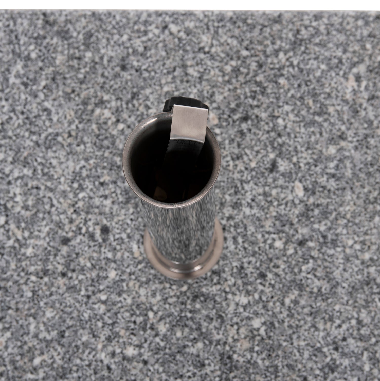 GRANITE UMBRELLA BASE 60KG WITH HANDLE & WHEELS HM6565--TUBE DIAMETER Φ58