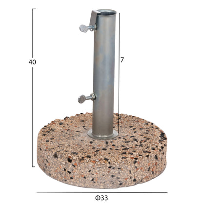Umbrella's Base with Mosaic 15Kg HM5476.15 with tube diameter 52mm