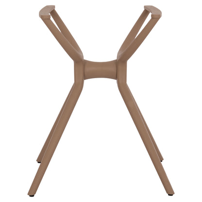 POLYPROPYLENE TABLE BASE CAPPUCCINO HM462.04 FOR TABLETOP 80X80cm.