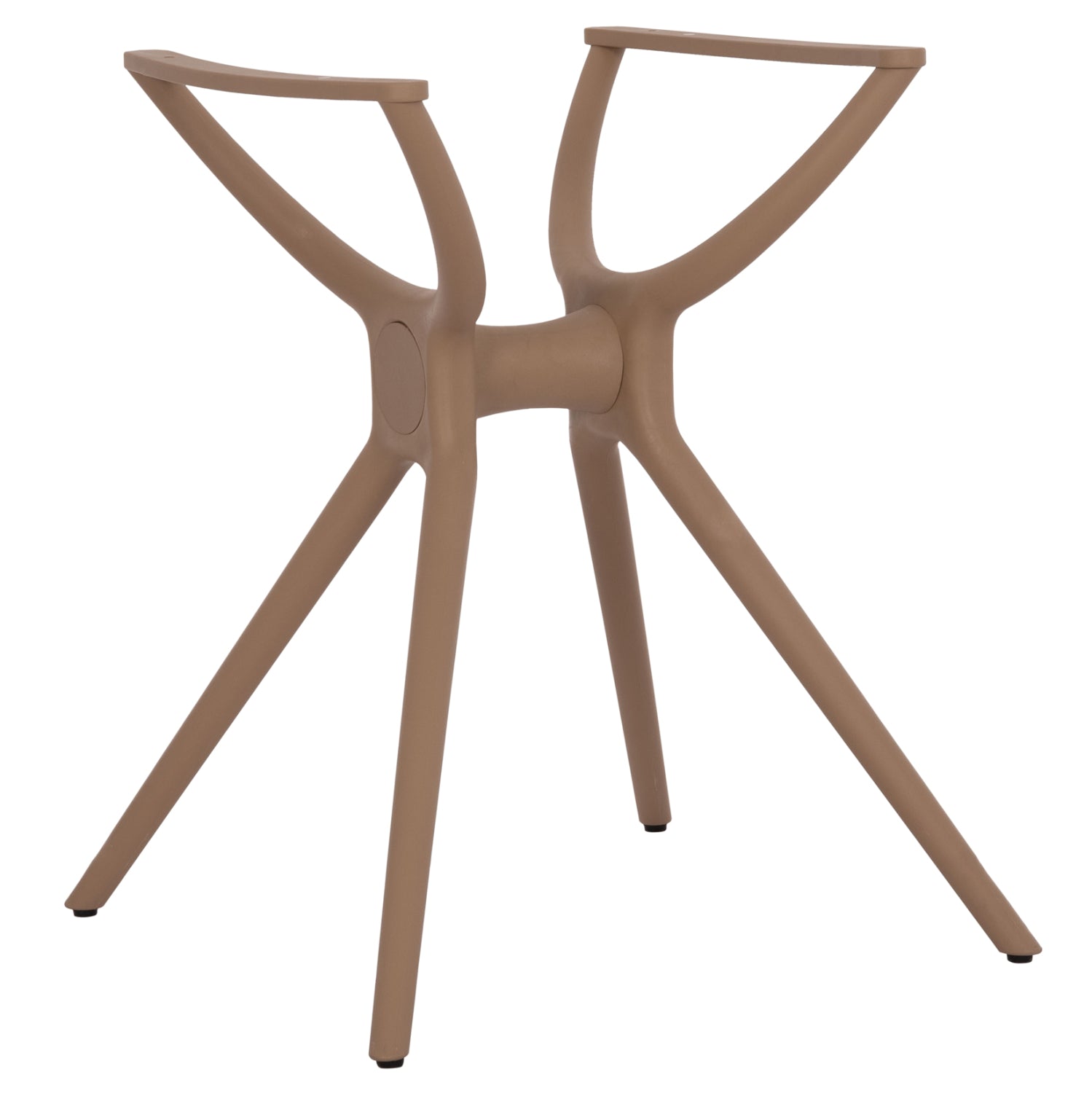 POLYPROPYLENE TABLE BASE CAPPUCCINO HM462.04 FOR TABLETOP 80X80cm.