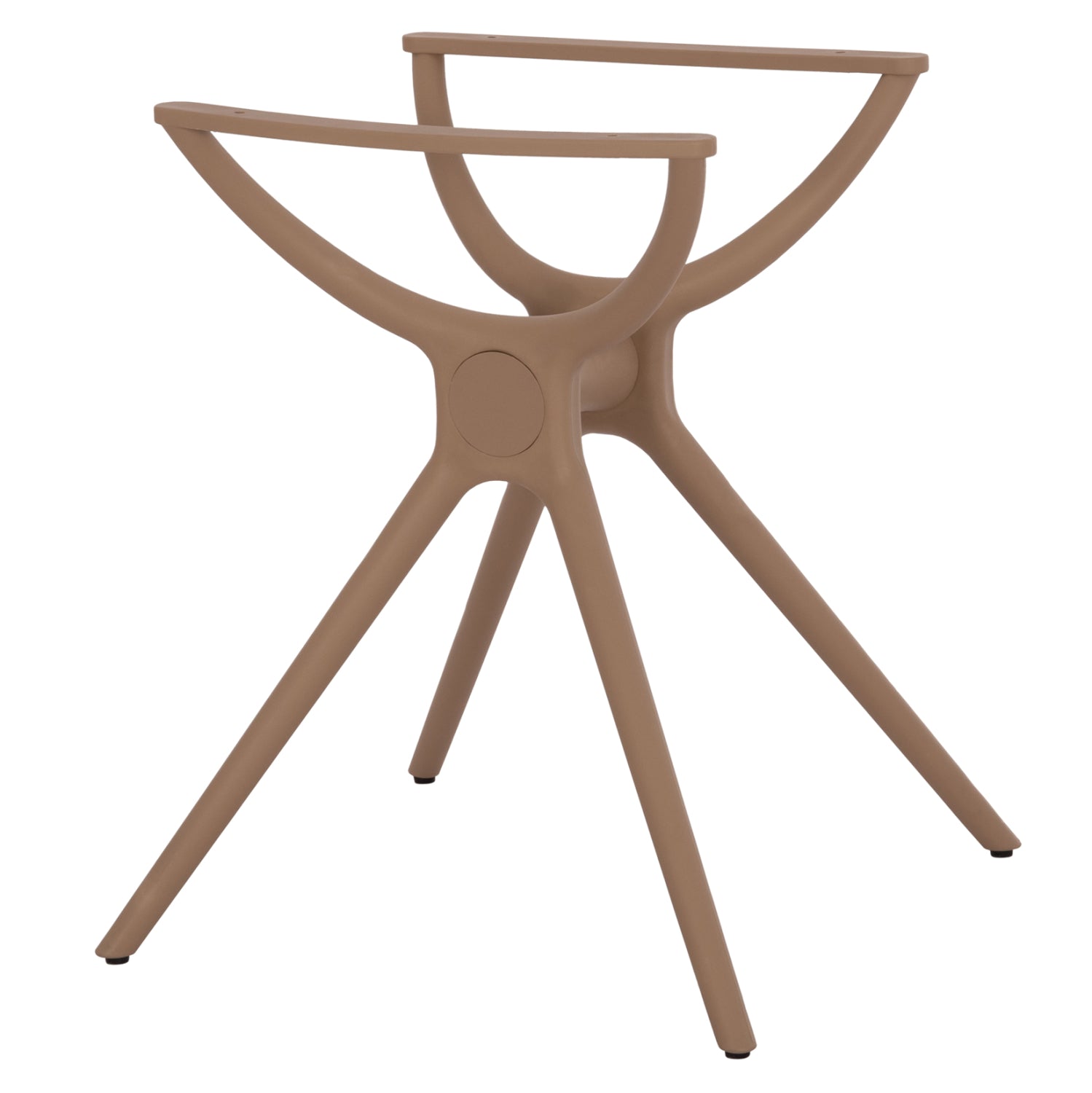 POLYPROPYLENE TABLE BASE CAPPUCCINO HM462.04 FOR TABLETOP 80X80cm.