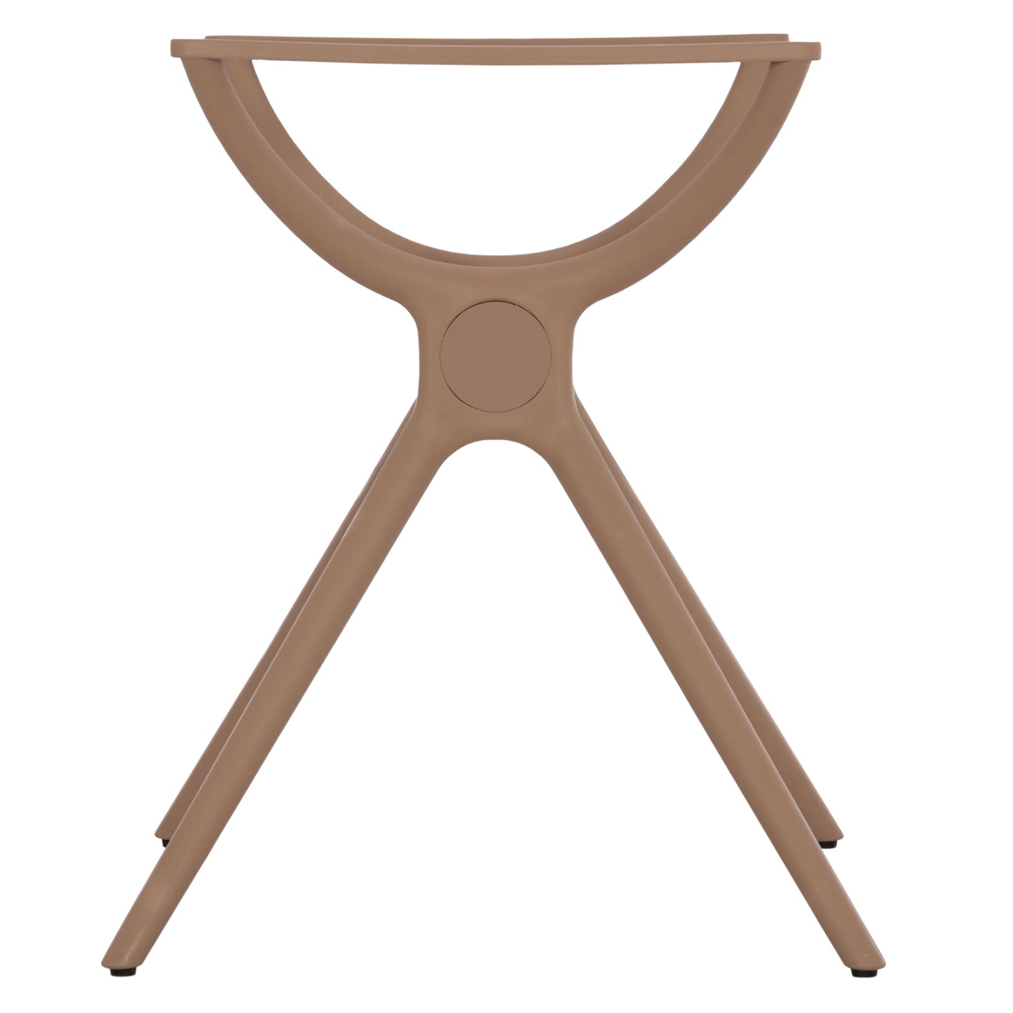 POLYPROPYLENE TABLE BASE CAPPUCCINO HM462.04 FOR TABLETOP 80X80cm.
