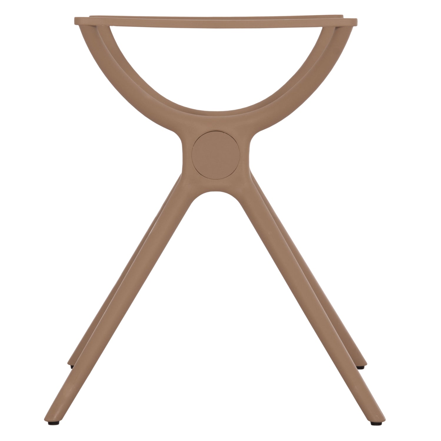 POLYPROPYLENE TABLE BASE CAPPUCCINO HM462.04 FOR TABLETOP 80X80cm.