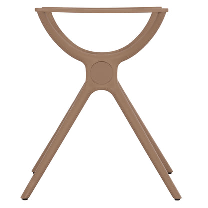 POLYPROPYLENE TABLE BASE CAPPUCCINO HM462.04 FOR TABLETOP 80X80cm.
