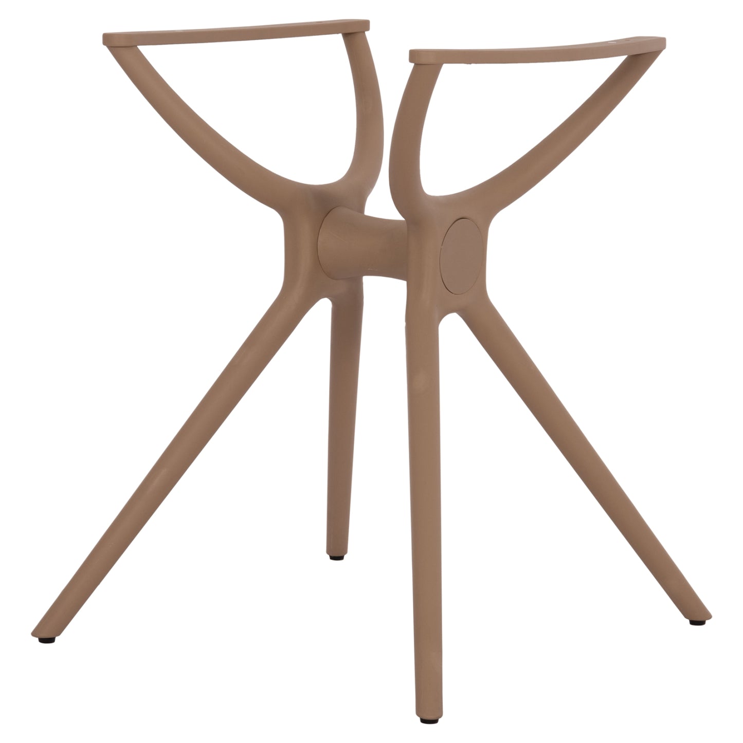 POLYPROPYLENE TABLE BASE CAPPUCCINO HM462.04 FOR TABLETOP 80X80cm.