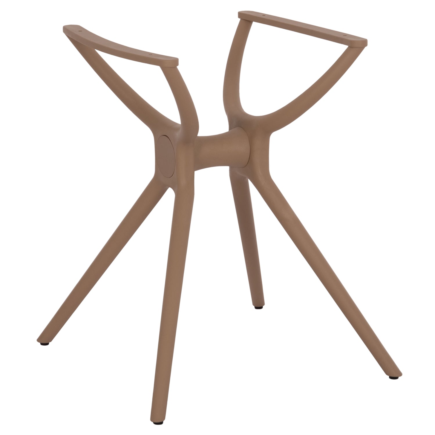 POLYPROPYLENE TABLE BASE CAPPUCCINO HM462.04 FOR TABLETOP 80X80cm.