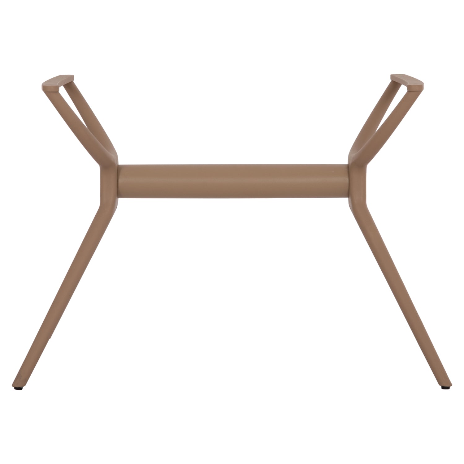 POLYPROPYLENE-METAL TABLE BASE CAPPUCCINO HM463.04 FOR TABLETOP 120X80cm.
