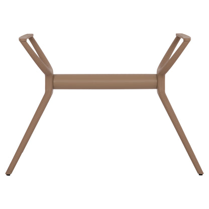 POLYPROPYLENE-METAL TABLE BASE CAPPUCCINO HM463.04 FOR TABLETOP 120X80cm.