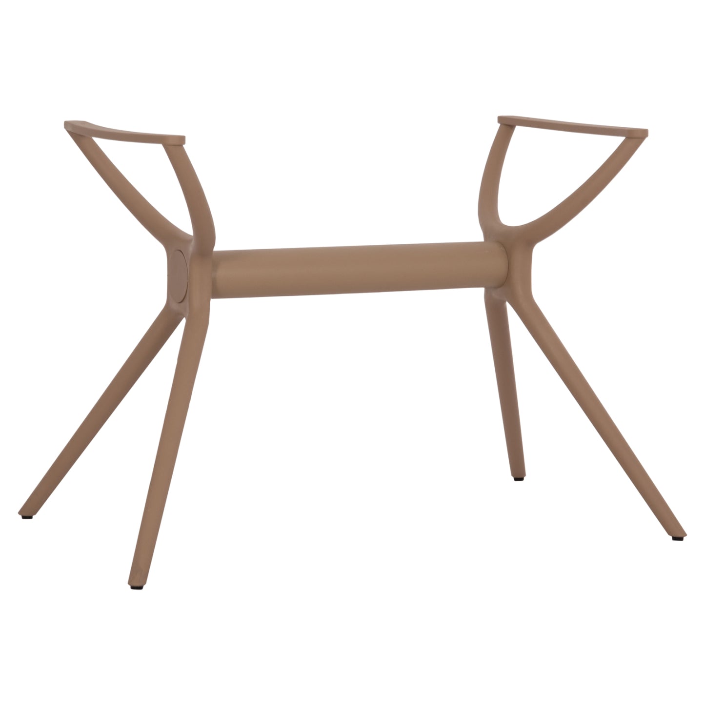 POLYPROPYLENE-METAL TABLE BASE CAPPUCCINO HM463.04 FOR TABLETOP 120X80cm.