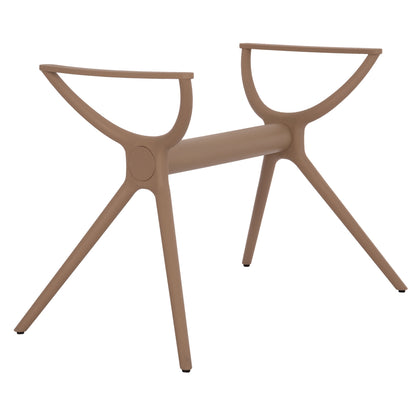 POLYPROPYLENE-METAL TABLE BASE CAPPUCCINO HM463.04 FOR TABLETOP 120X80cm.