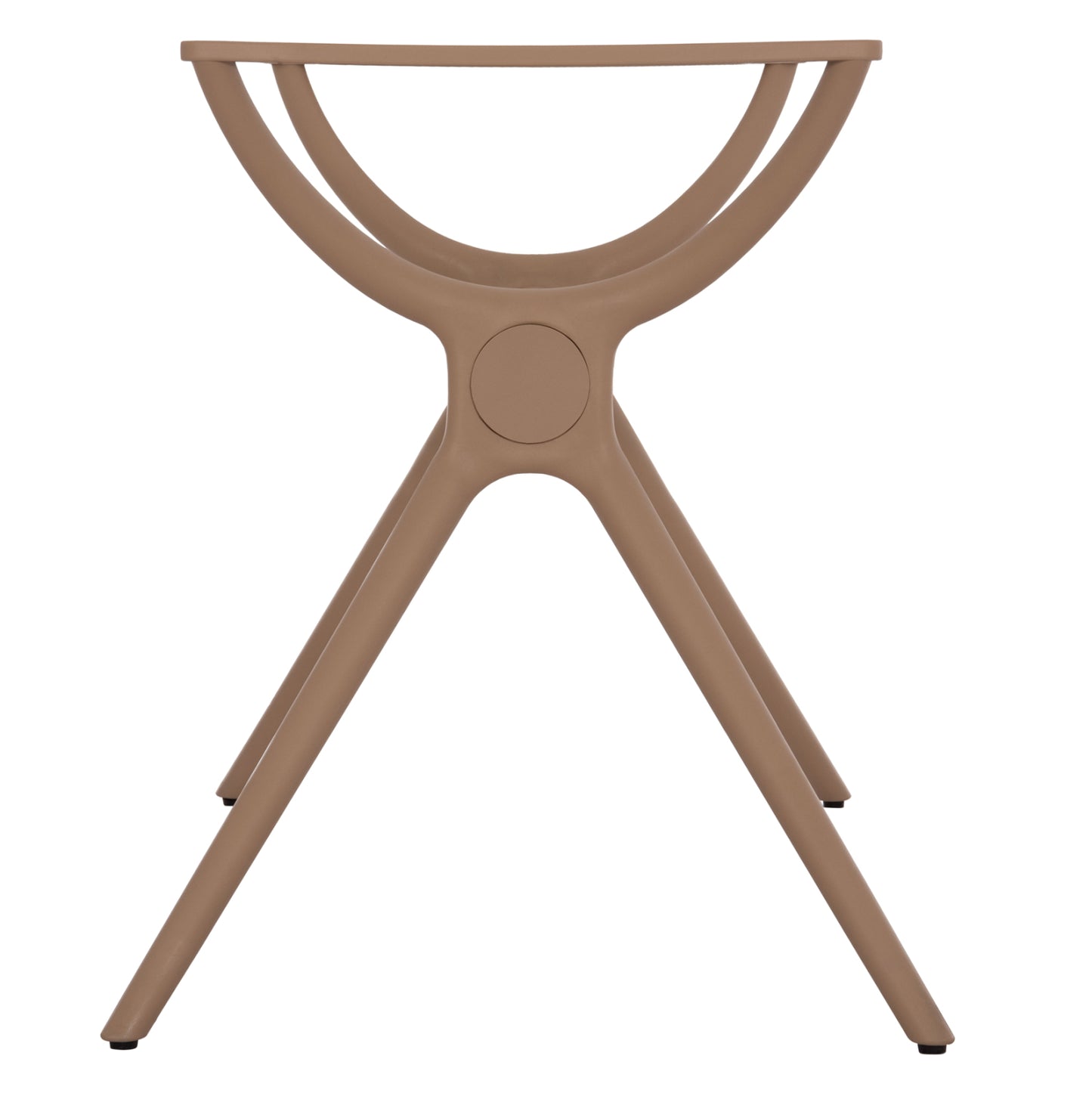 POLYPROPYLENE-METAL TABLE BASE CAPPUCCINO HM463.04 FOR TABLETOP 120X80cm.