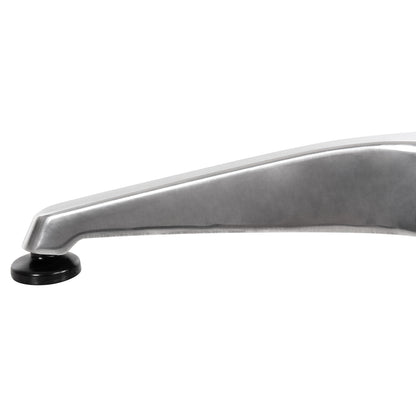BASE FOR TABLE HM449.01 ALUMINUM IN CHROME CROSS 28,5x28,5cm.- LEG DIMENSIONS: 54x54x68Hcm.