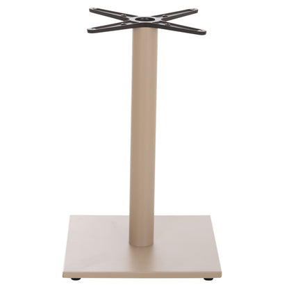 TABLE BASE HM475.25 ALUMINUM IN CAPPUCCINO COLOR 46x46x72Hcm. CROSS 46Χ46cm