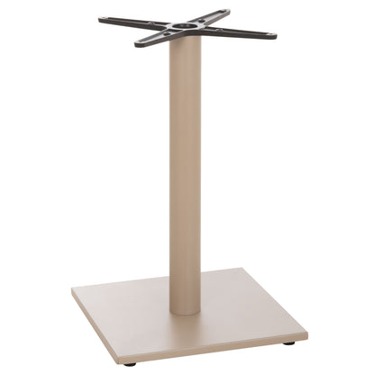 TABLE BASE HM475.25 ALUMINUM IN CAPPUCCINO COLOR 46x46x72Hcm. CROSS 46Χ46cm