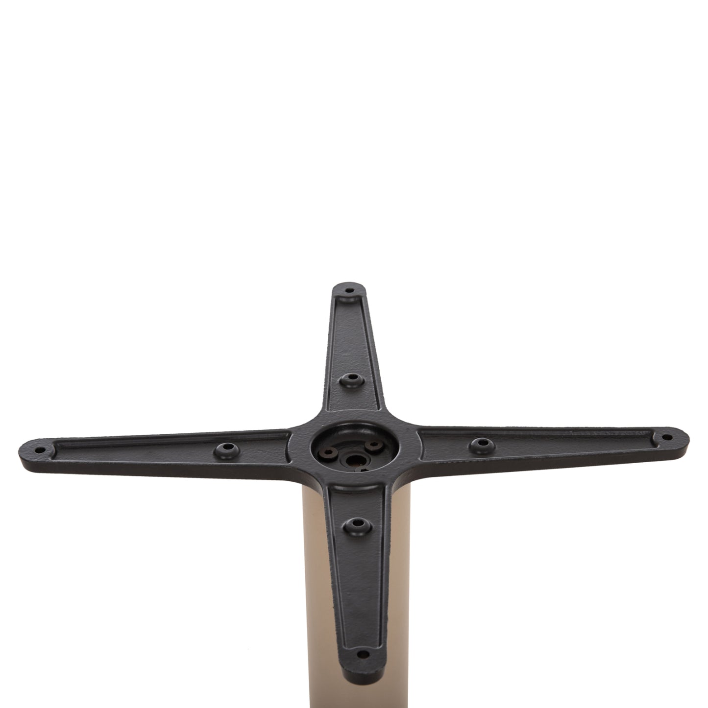 TABLE BASE HM475.25 ALUMINUM IN CAPPUCCINO COLOR 46x46x72Hcm. CROSS 46Χ46cm