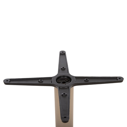 TABLE BASE HM475.25 ALUMINUM IN CAPPUCCINO COLOR 46x46x72Hcm. CROSS 46Χ46cm