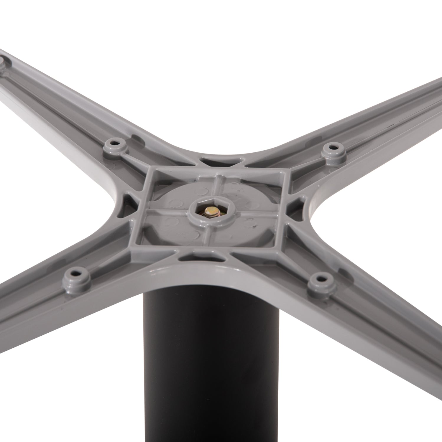 BASE FOR TABLE HM475.20 ALUMINUM GREY-46x46cm CROSS- 46Χ46Χ72Hcm.