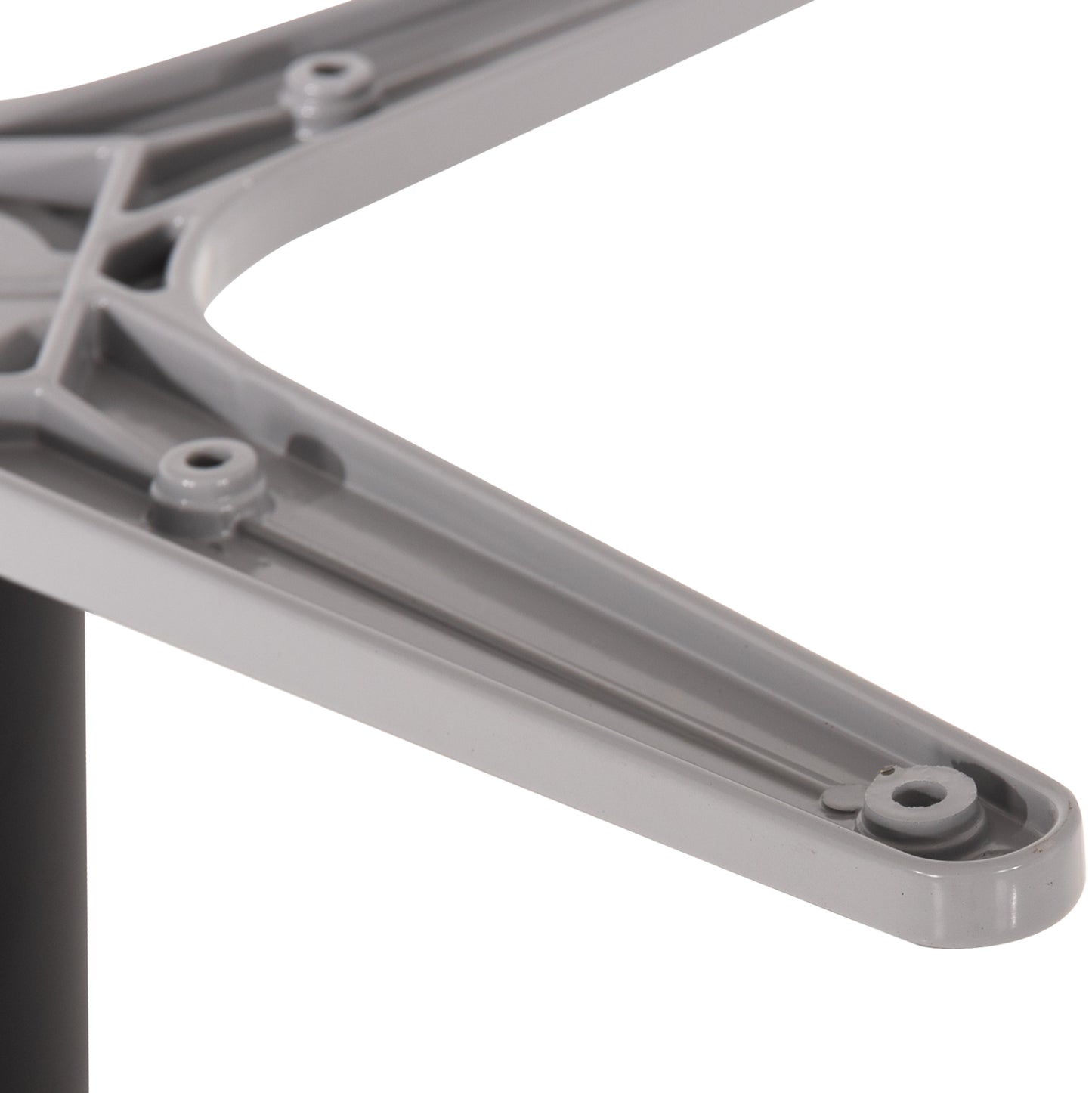 BASE FOR TABLE HM475.20 ALUMINUM GREY-46x46cm CROSS- 46Χ46Χ72Hcm.