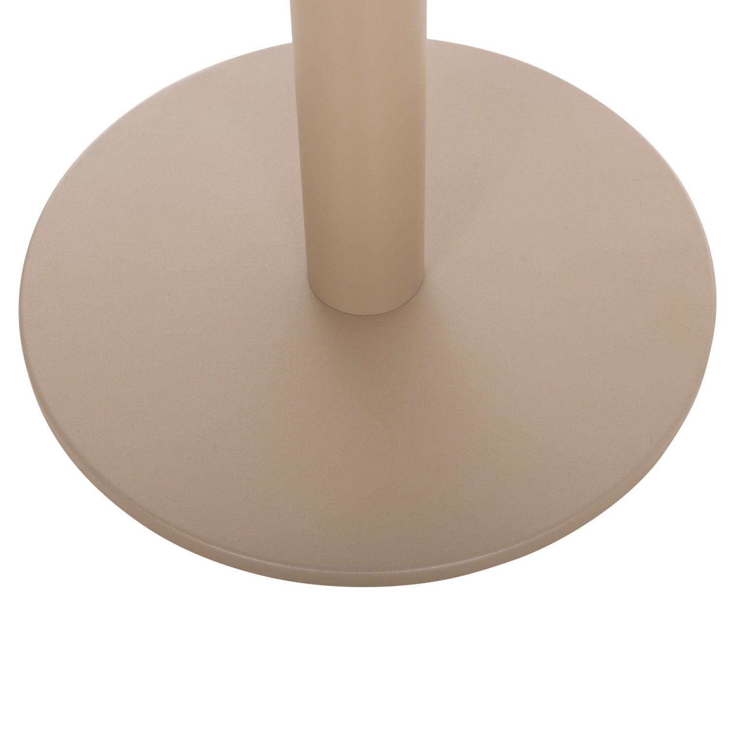 ROUND TABLE BASE HM476.25 ALUMINUM IN CAPPUCCINO Φ45Χ72Hcm.--CROSS 48x48cm