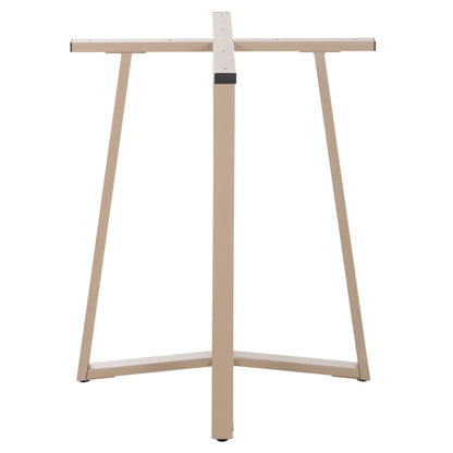 TABLE BASE HM470.25 METAL IN CAPPUCCINO COLOR 60x60x72Hcm.