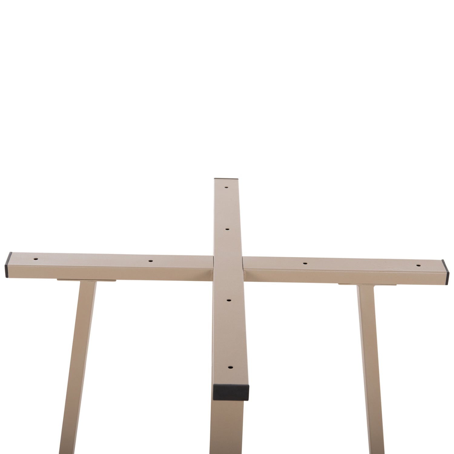 TABLE BASE HM470.25 METAL IN CAPPUCCINO COLOR 60x60x72Hcm.