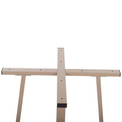 TABLE BASE HM470.25 METAL IN CAPPUCCINO COLOR 60x60x72Hcm.
