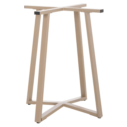 TABLE BASE HM470.25 METAL IN CAPPUCCINO COLOR 60x60x72Hcm.
