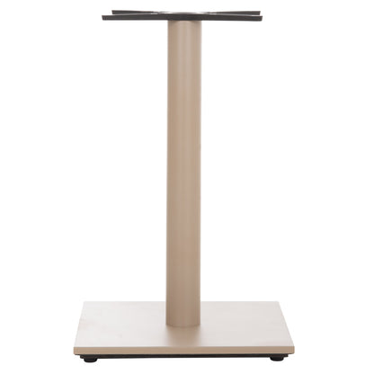 TABLE BASE HM438.25 METAL IN CAPPUCCINO MATTE-HEIGHT ADJUSTERS 46x46x72Hcm.
