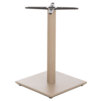 TABLE BASE HM438.25 METAL IN CAPPUCCINO MATTE-HEIGHT ADJUSTERS 46x46x72Hcm.