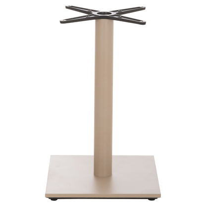 TABLE BASE HM438.25 METAL IN CAPPUCCINO MATTE-HEIGHT ADJUSTERS 46x46x72Hcm.