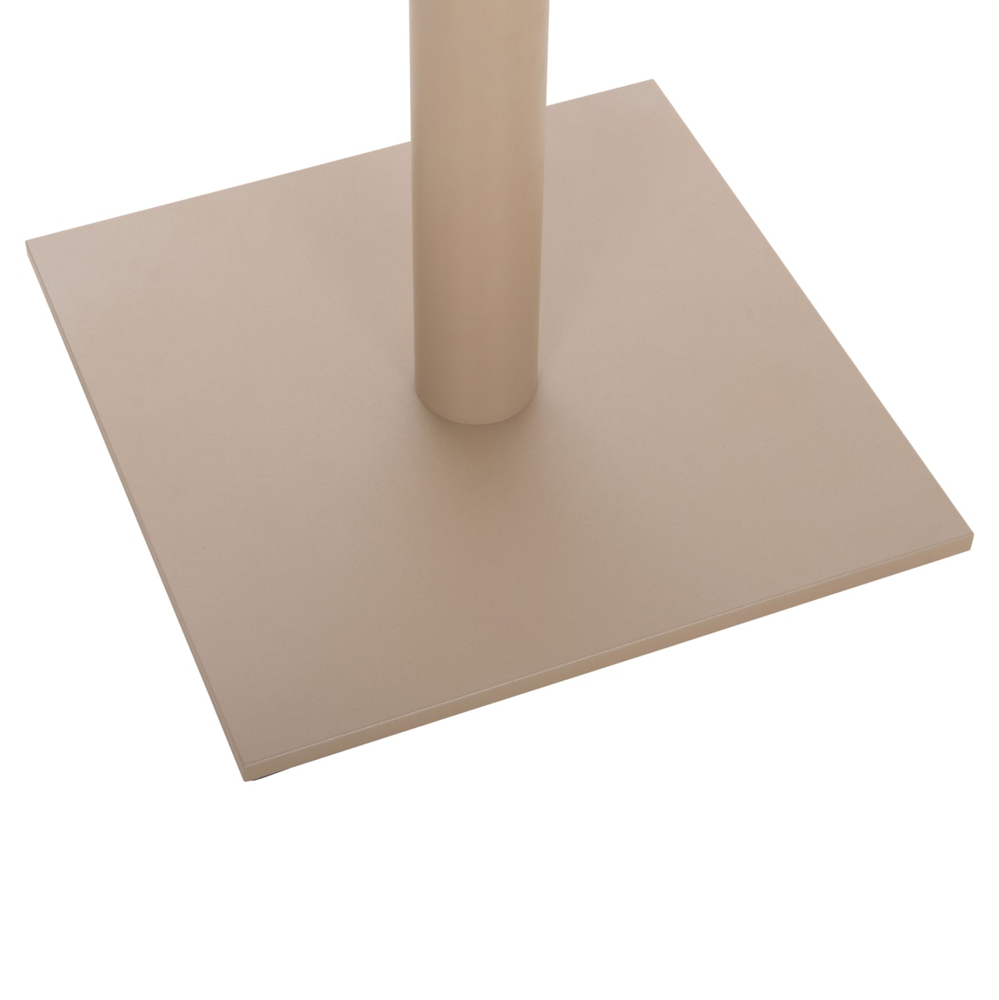 TABLE BASE HM438.25 METAL IN CAPPUCCINO MATTE-HEIGHT ADJUSTERS 46x46x72Hcm.