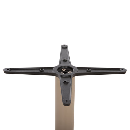 TABLE BASE HM438.25 METAL IN CAPPUCCINO MATTE-HEIGHT ADJUSTERS 46x46x72Hcm.