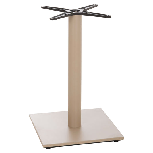 TABLE BASE HM438.25 METAL IN CAPPUCCINO MATTE-HEIGHT ADJUSTERS 46x46x72Hcm.