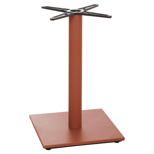 TABLE BASE HM438.27 METAL IN TERRACOTTA-HEIGHT ADJUSTERS 46x46x72Hcm.