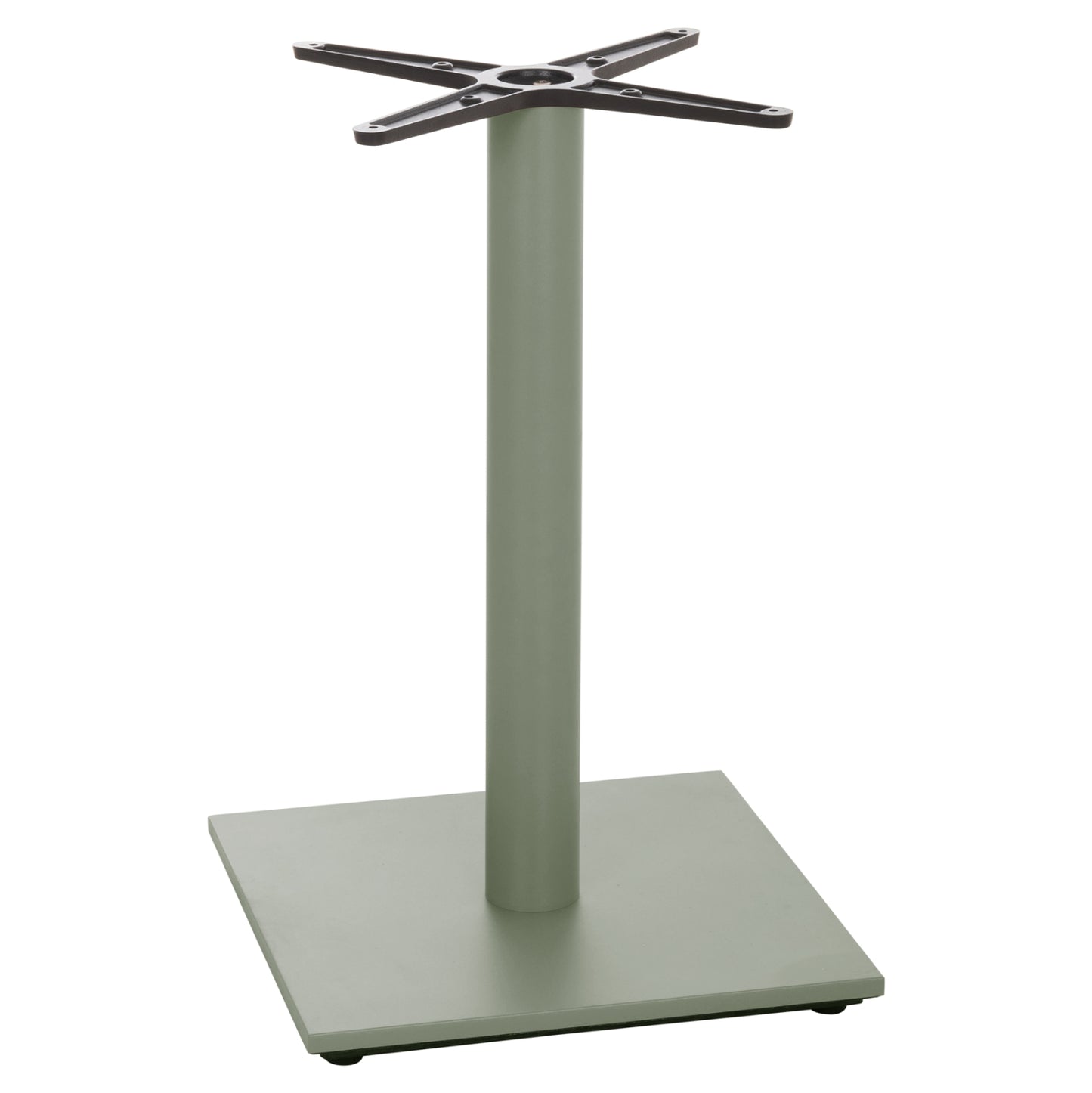 TABLE BASE HM438.28 METAL IN GREEN-HEIGHT ADJUSTERS 46x46x72Hcm.
