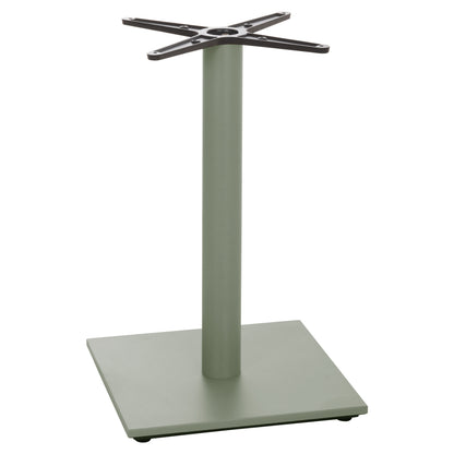 TABLE BASE HM438.28 METAL IN GREEN-HEIGHT ADJUSTERS 46x46x72Hcm.