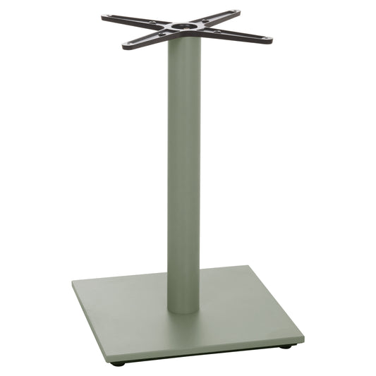TABLE BASE HM438.28 METAL IN GREEN-HEIGHT ADJUSTERS 46x46x72Hcm.