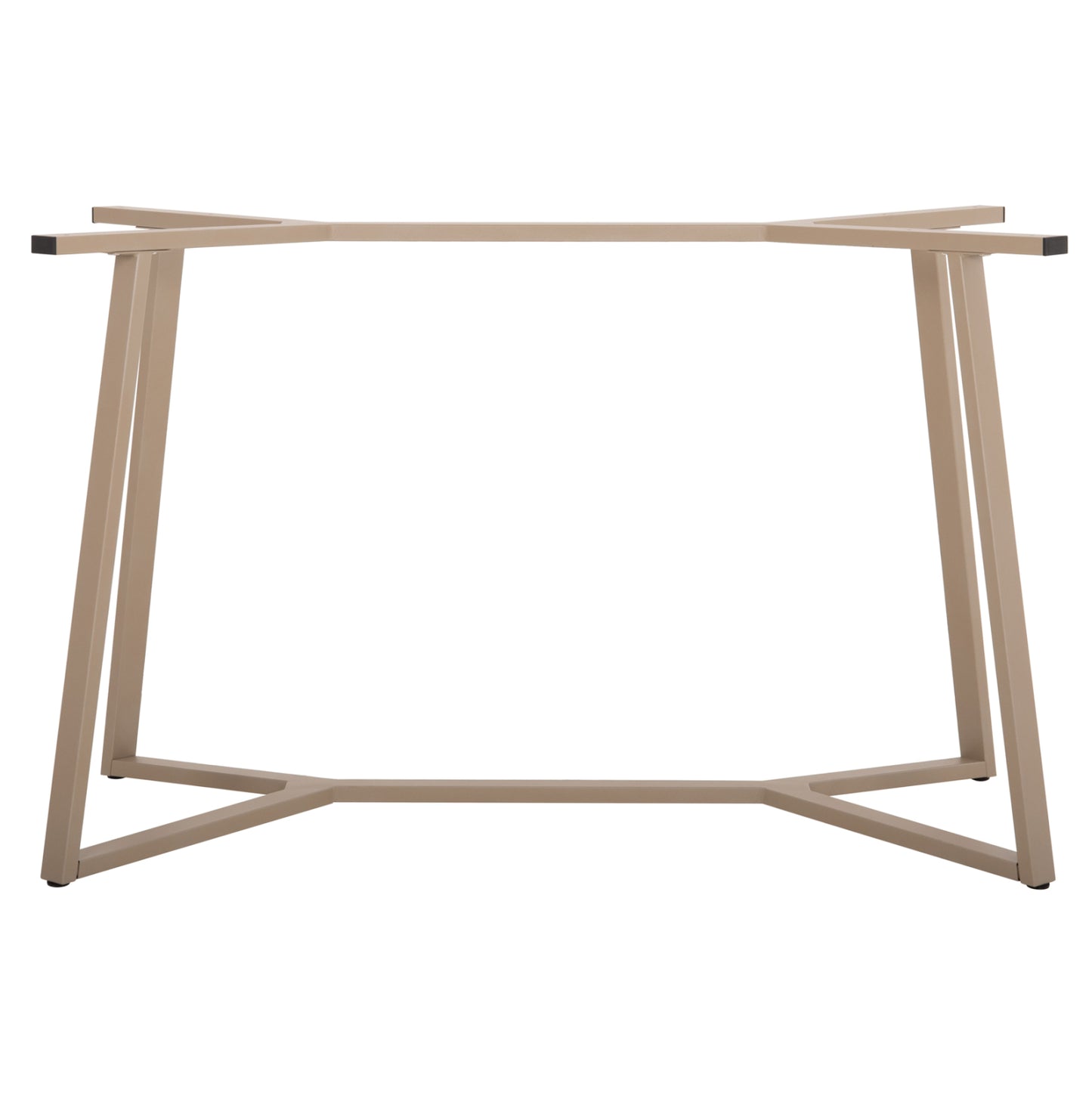 TABLE BASE HM471.25 METAL IN CAPPUCCINO COLOR 111x60x71Hcm.