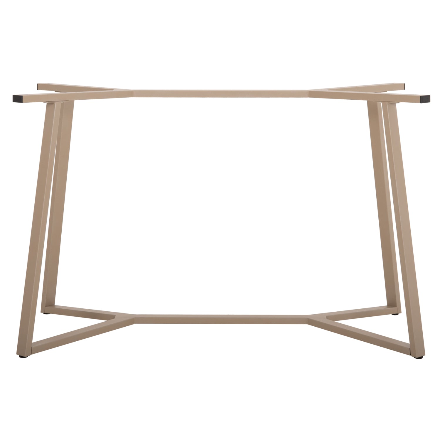 TABLE BASE HM471.25 METAL IN CAPPUCCINO COLOR 111x60x71Hcm.