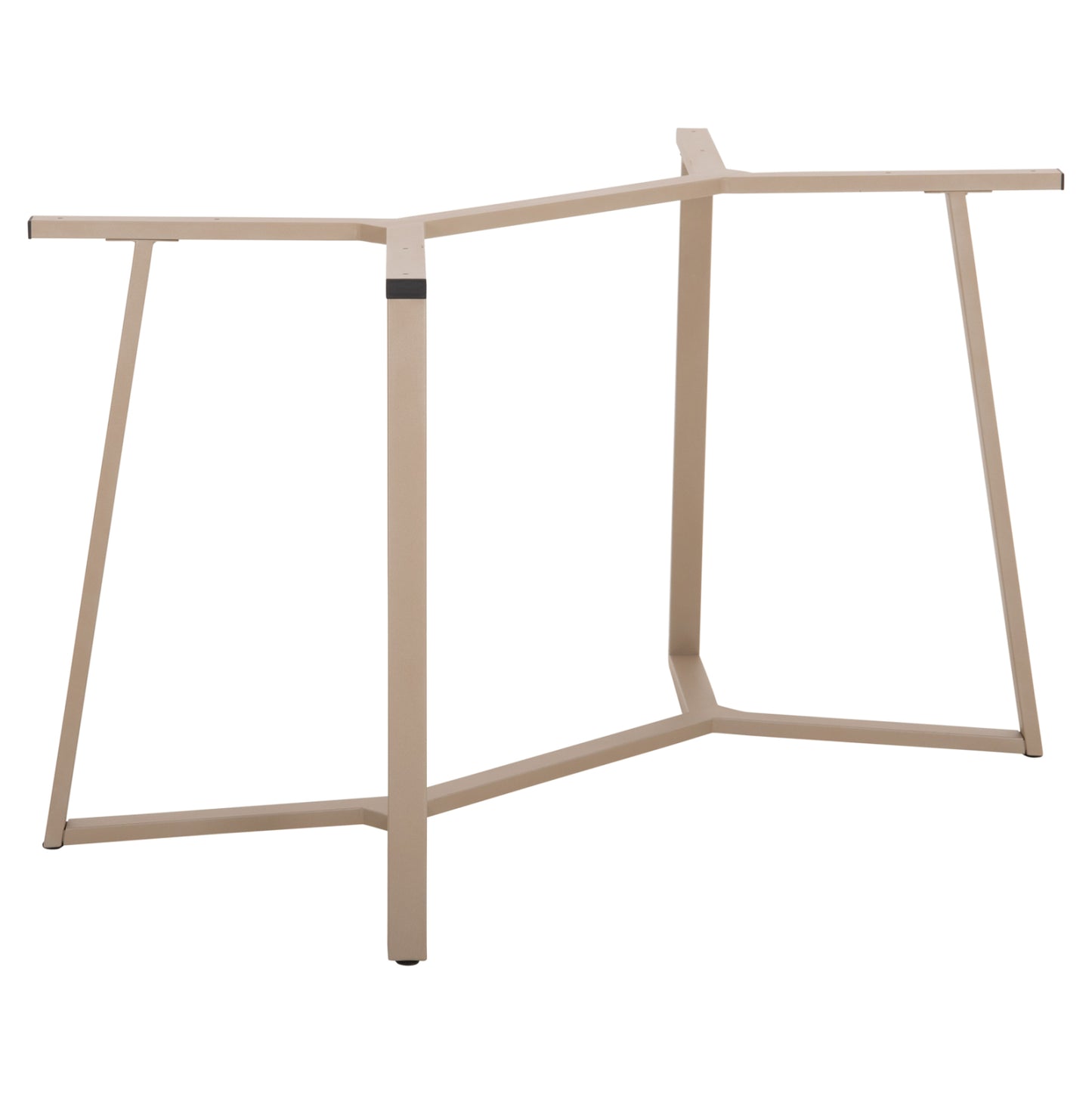 TABLE BASE HM471.25 METAL IN CAPPUCCINO COLOR 111x60x71Hcm.