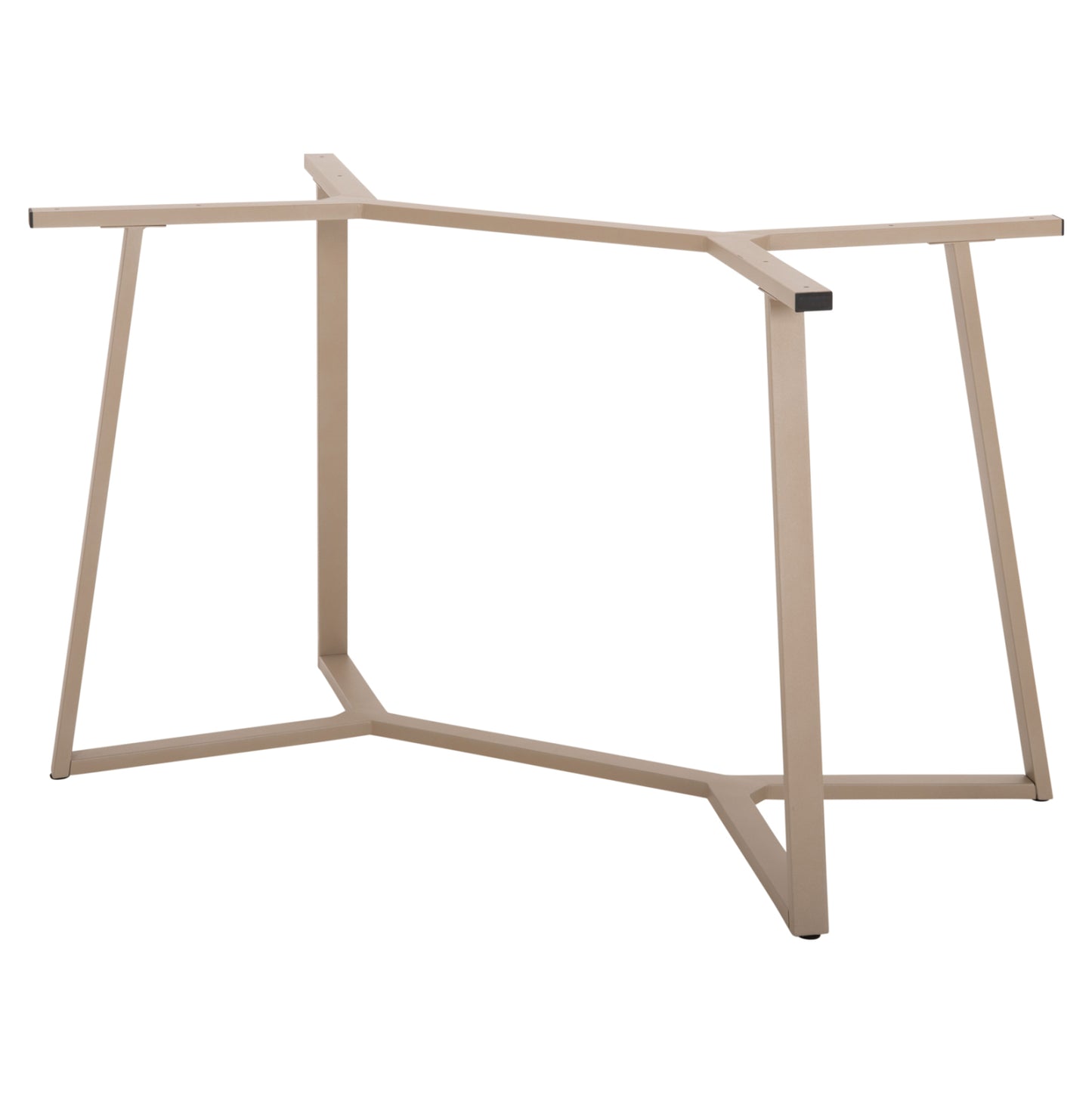 TABLE BASE HM471.25 METAL IN CAPPUCCINO COLOR 111x60x71Hcm.