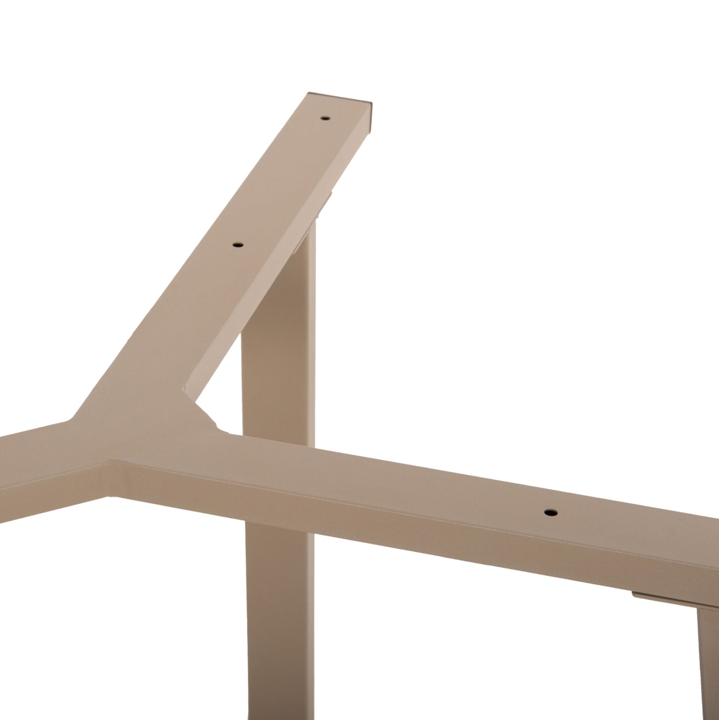 TABLE BASE HM471.25 METAL IN CAPPUCCINO COLOR 111x60x71Hcm.