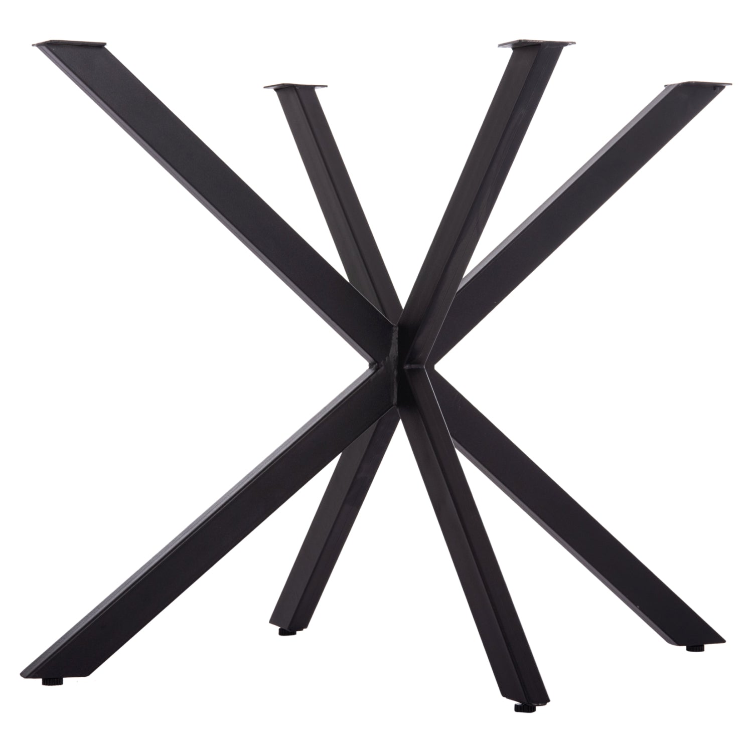 TABLE BASE/LEGS METAL IN CROSS DESIGN HM6255 FOR TABLETOP 120x80cm--BLACK