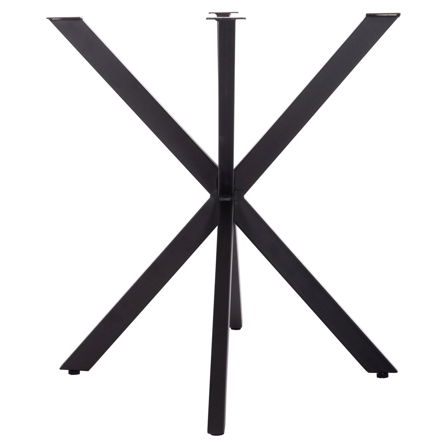 TABLE BASE/LEGS METAL IN CROSS DESIGN HM6255 FOR TABLETOP 120x80cm--BLACK