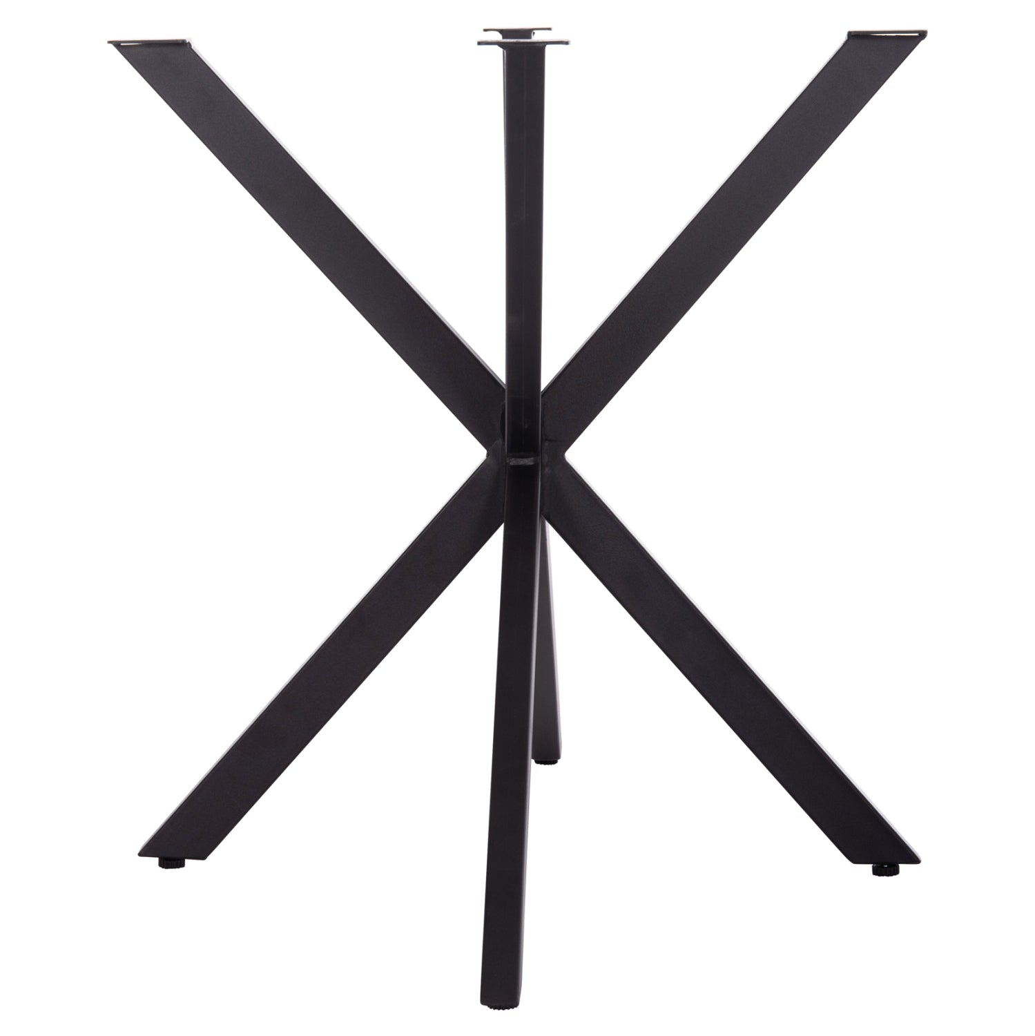 TABLE BASE/LEGS METAL IN CROSS DESIGN HM6255 FOR TABLETOP 120x80cm--BLACK