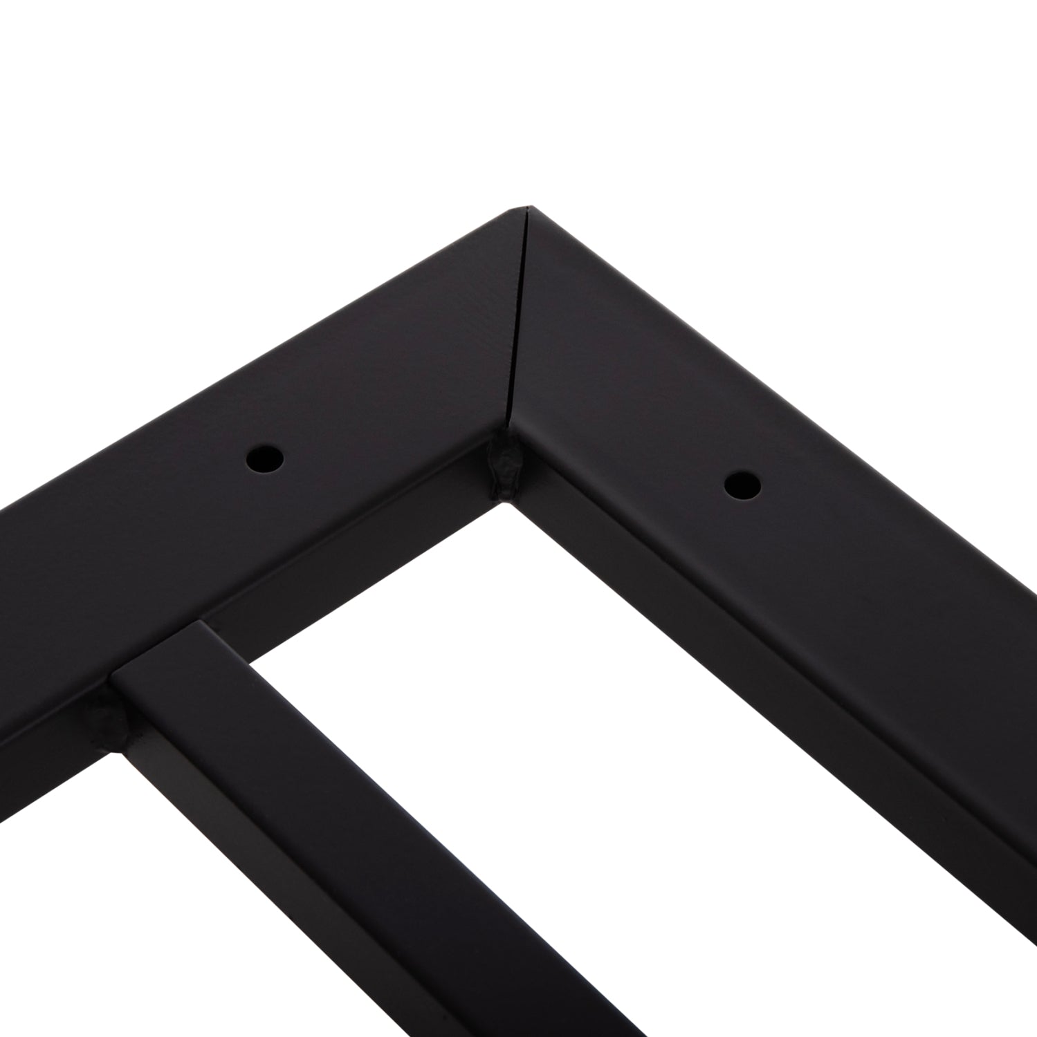 BASE FOR TABLE HM461.12 ALUMINUM DOUBLE IN WHITE WITH HEIGHT ADJUSTERS 100x60x73Hcm