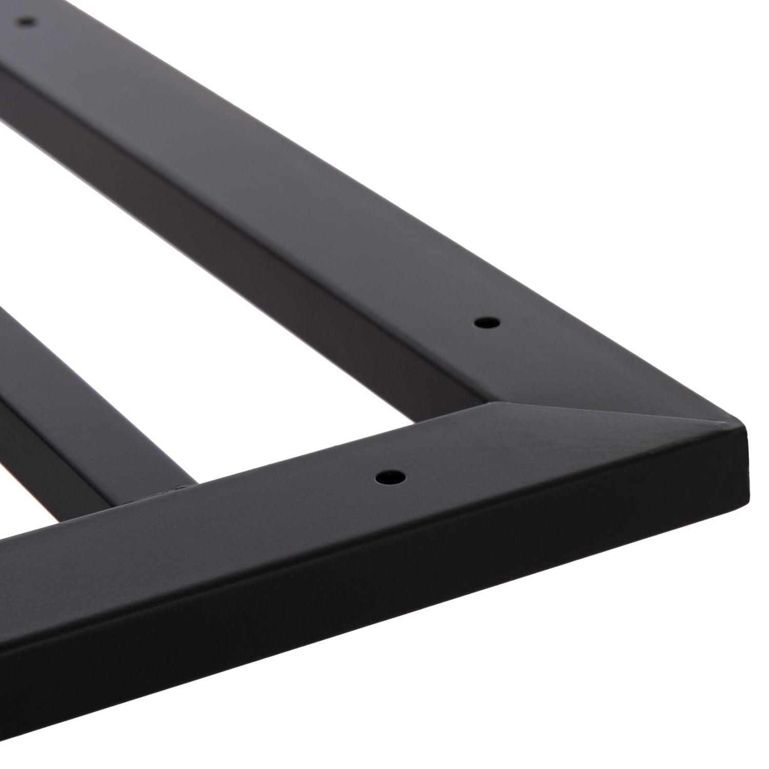 DOUBLE BASE FOR TABLE HM461.13 CHROMED ALUMINUM WITH HEIGHT ADJUSTERS 100x60x73Hcm