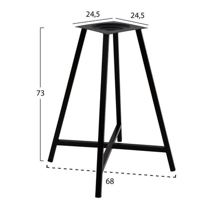 Table's Base Metallic Black TS951